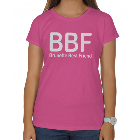 Koszulka dla przyjaciółki, przyjaciółek - BBF BRUNETTE BEST FRIENDS